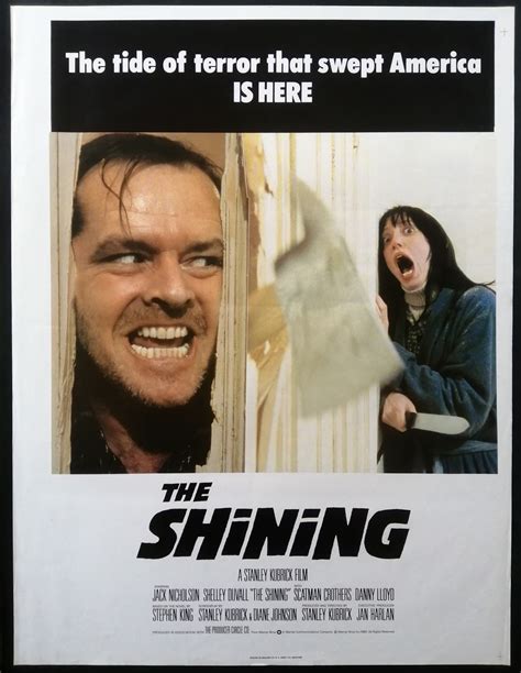 The Shining 1980 Original Vintage Kubrick Uk Film Movie Poster