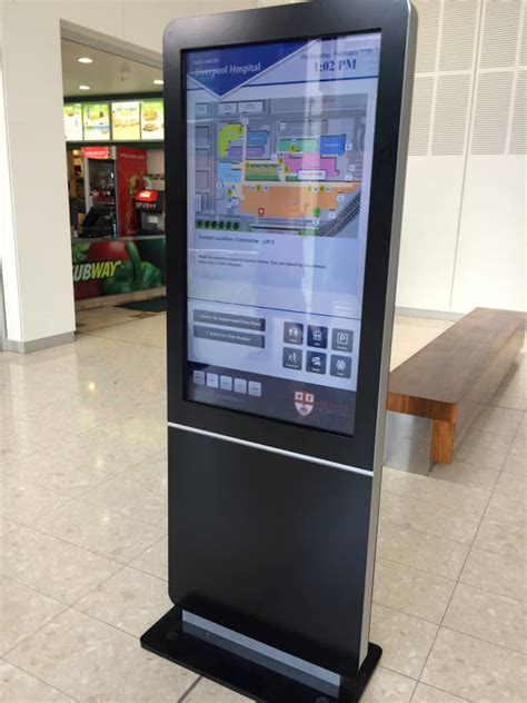 Custom Interactive Touch Screen Floor Standing Kiosk Digital