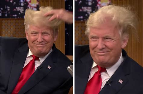 jimmy fallon messes up donald trump s hair in bizarre interview daily star