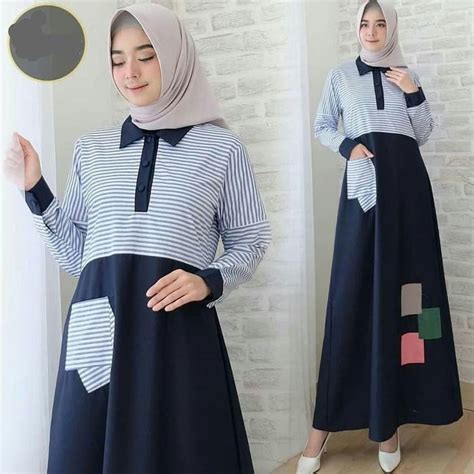 Pembayaran mudah, pengiriman cepat & bisa cicil 0%. Gambar Baju Gamis Remaja Model Sekarang - Ragam Muslim