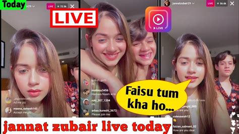 Jannat Zubair Rahmani And Brother Ayan Zubair Rahmani Instagram Live