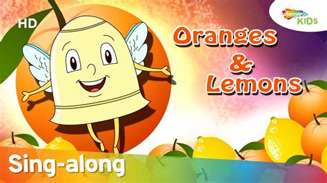 Oranges And Lemons Hd Rhyme With Lyrics Popular Nursery Rhymes