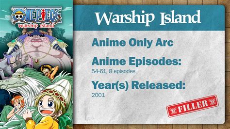 One Piece Warship Island Arc Filler Summary Recap And Review — Poggers