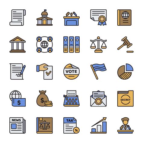 25 Free Government Vector Icons Ai