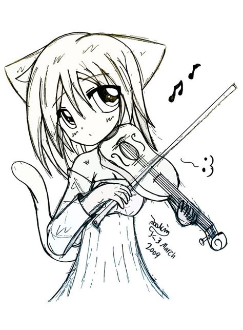 Violin Girl By Joakaha On Deviantart