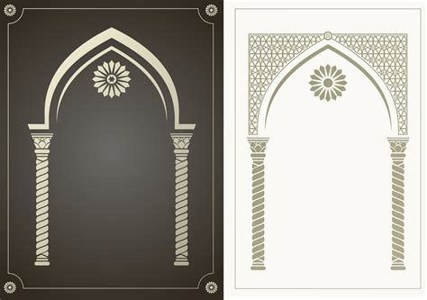Arabic Style Arch Set 1220393 Vector Art At Vecteezy