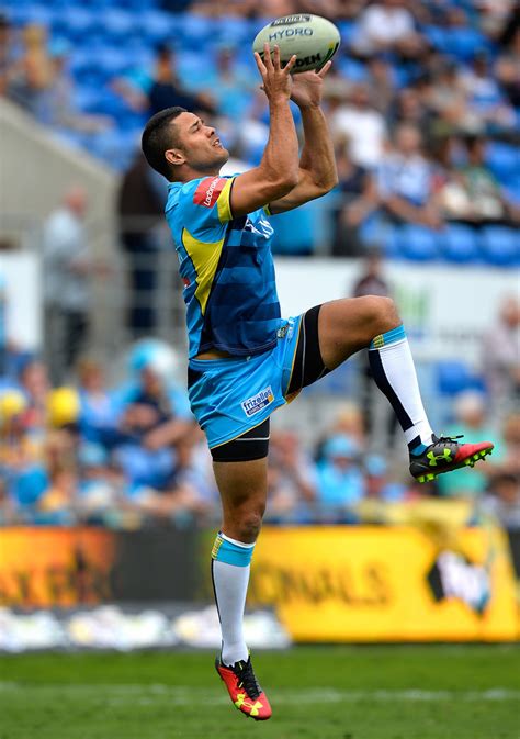 Jarryd hayne is officially the greatest try scorer in nsw history, after crossing for try to hit back after a triumphant jarryd hayne, arms spread wide, receiving plaudits from hysterical blues fans after. Jarryd Hayne in NRL Rd 22 - Titans v Warriors - Zimbio