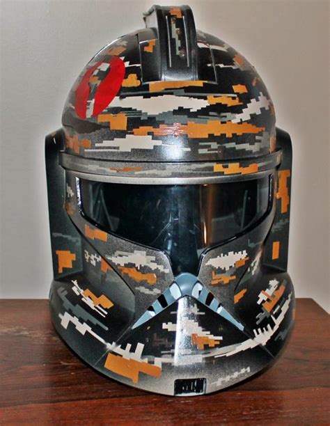 Custom Painteddigital Camo Clone Trooper Helmet