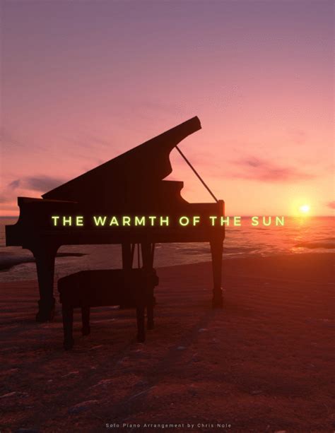 The Warmth Of The Sun Sheet Music The Beach Boys Piano Solo