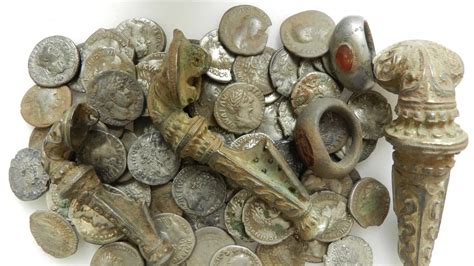 Priceless Roman Treasure Hoards Discovered In Britain Put On Display