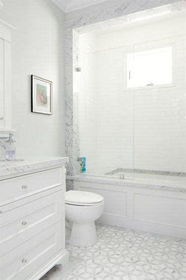 Check these bathroom marble ideas that'll amaze you! patterson custom homes small white bathroom with gray and ...