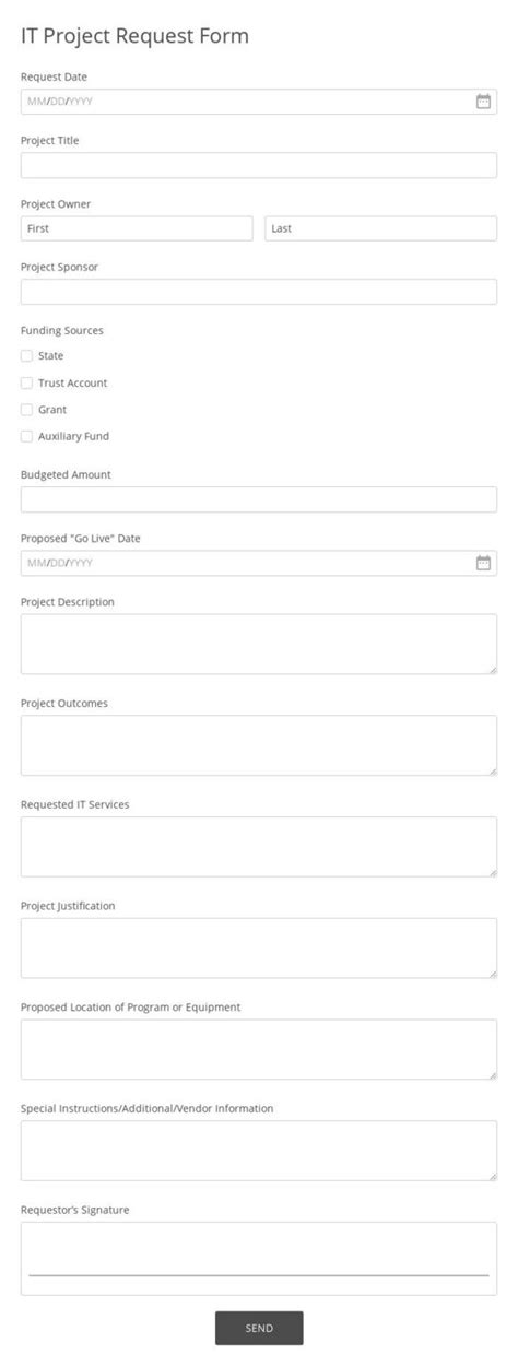 User Access Request Form Template 123 Form Builder