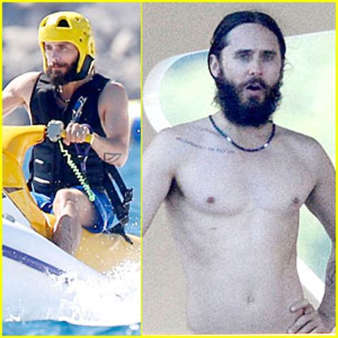 Jared Leto Makes A Big Splash By Going Shirtless In Italy Jared Leto