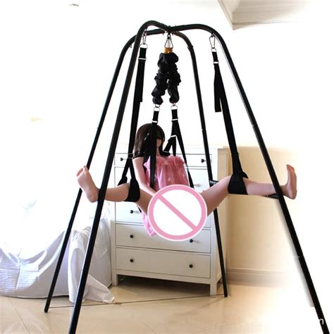 sex swing toys for couples with support frame elastic bungee rope adult products chair bed drop