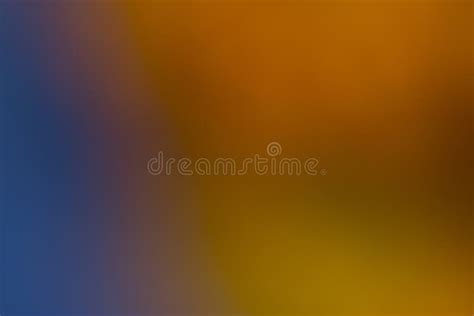 Blue Orange And Yellow Smooth And Blurred Wallpaper Background Stock