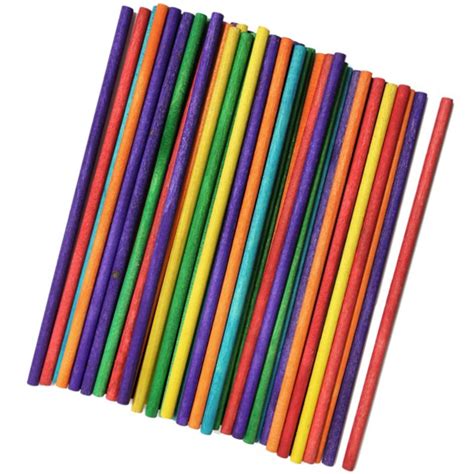 6 Inch Jumbo Colored Sticks
