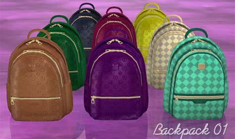 Sims 4 Ccs The Best Backpacks By Helensims