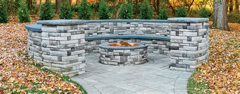 Ep Henry Cast Stone Wall Round Fire Pit Kit Eph Favale 12
