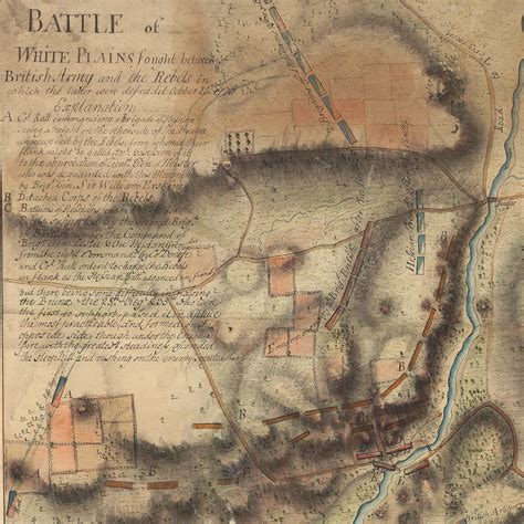 New York 1776 1777 Ny Campaign Revolutionary War Hq Map