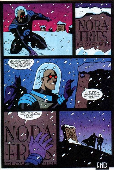 Mr Freeze Comic Strip By Bruce Timm Part 2 Batman The Animated