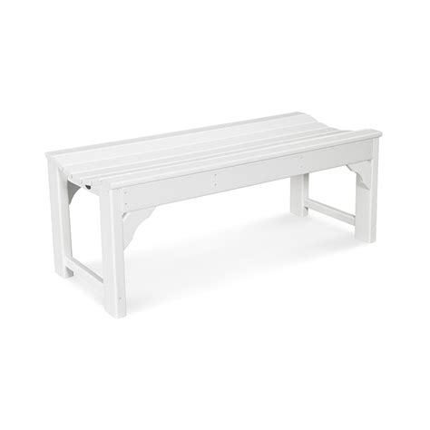 Polywood Traditional 48 Backless Bench Authenteak
