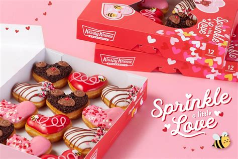 Heart Shaped Donuts At Krispy Kreme Dunkin And Other Valentines Day