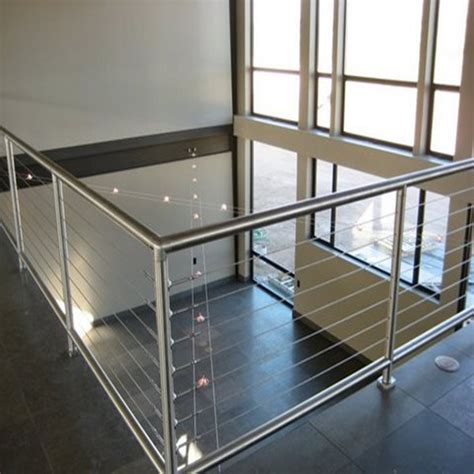 New Design Customized Wood Stainless Steel Cable Railing