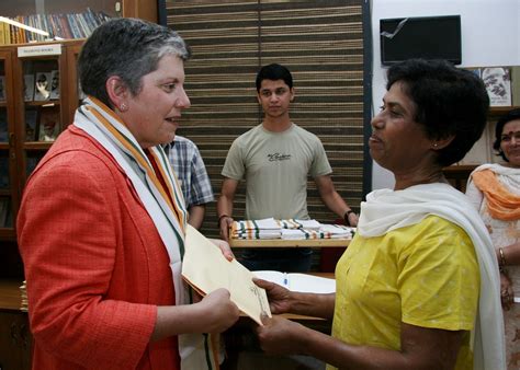 Department Of Homeland Security Secretary Janet Napolitano In India A