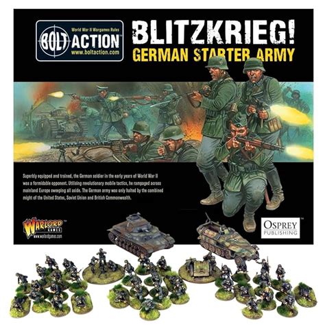 Buy Bolt Action Miniatures Warlord Games Blitzkrieg German Starter