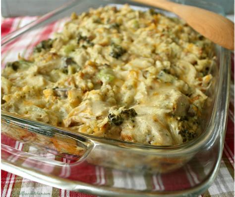 Drain fluids from baking pan and cube the chicken into 1 inch squares. Best Cheesy Chicken Broccoli Stuffing Casserole ...