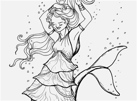 Mermaid coloring book for adults are you looking for the best way to get some relaxation? Mermaid Coloring Pages Realistic at GetDrawings | Free ...