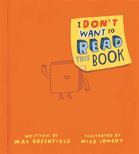 I Don T Want To Read This Book Signed Book By Max Greenfield
