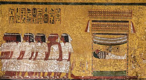 Tomb Of Tutankhamun The Eastern Wall Painting By Egyptian History