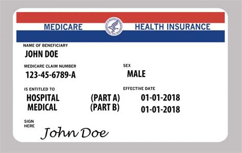 Here you can print a new id card, look up doctors and hosptials, view medicare supplement insurance. Medicare health insurance card. This is a John Doe mock Medicare - MARSP