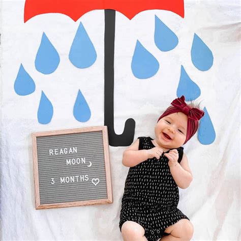 Monthly Creative Baby Girl Photoshoot Ideas At Home House Stories