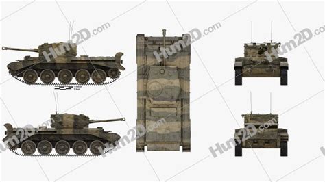 Cromwell Tank Blueprint Template