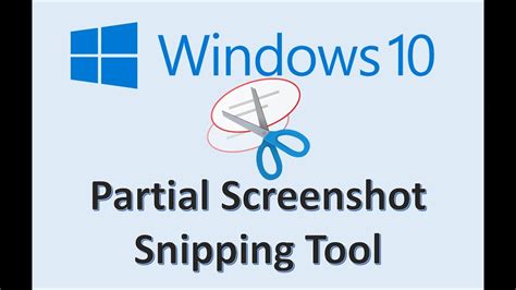 Windows Snipping Tool How To Use Screen Snip To Take Screenshot Shortcut Key Tutorial