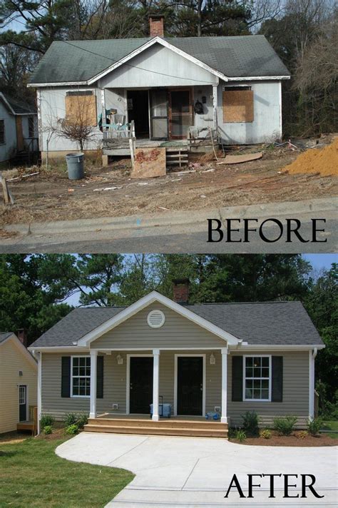 Durham Duplex Before And After BuildersofHope Org Home Exterior