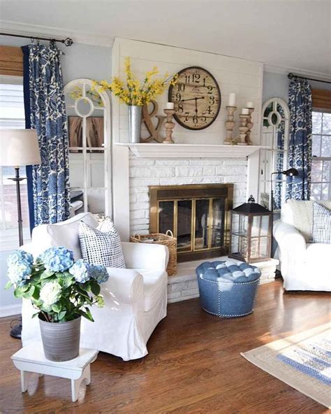 85 Beautiful Farmhouse Living Room Curtains Decor Ideas 2019