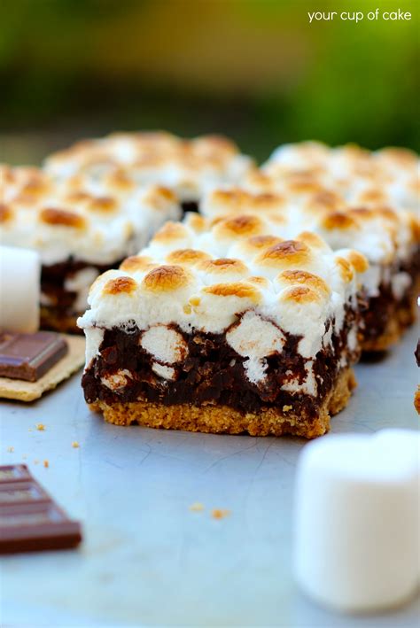 Smores Bars Your Cup Of Cake