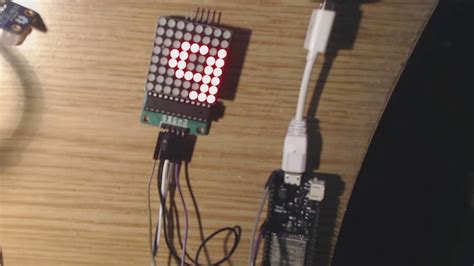 15 8x8 Led Matrix With Esp32 By Using Max7219 Youtube Vrogue