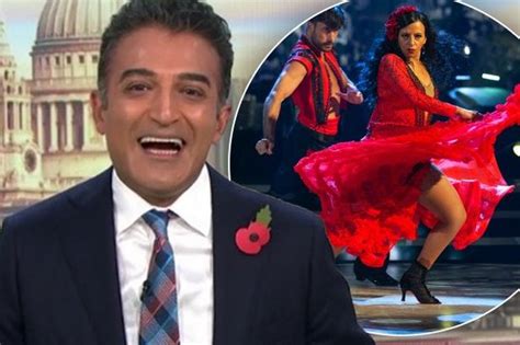 Ranvir Singh Forced To Host Gmb With Foot In Icy Water Due To Strictly Stint Daily Star