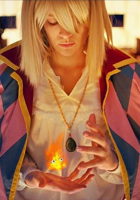 Howl Jenkins Pendragon Cosplay With Calcifer ~howls Moving Castle Epic