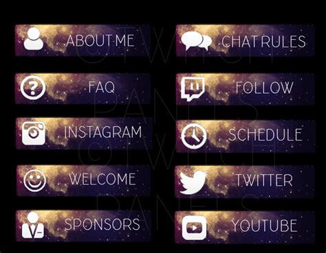 Check Out Our Twitch Panels Selection For The Very Best In Unique Or