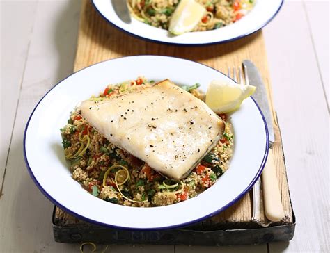 Smoked Haddock With Spiced Green Couscous Abel Cole