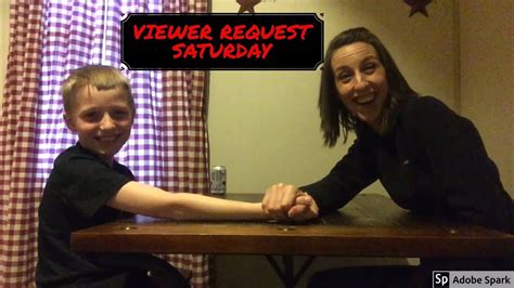 Arm Wrestling Challenge VIEWER REQUEST SATURDAY MOM VS KAYDEN YouTube