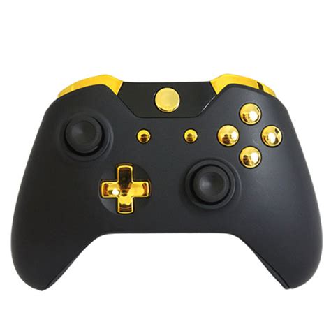 Xbox One Wireless Custom Controller Gold On Matte Black