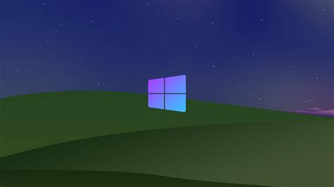 Wallpaper Windows XP, night, Microsoft, 8K, OS #23306