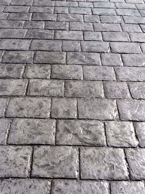 Cobblestone Stamped Concrete Concrete Patio Stamped Concrete