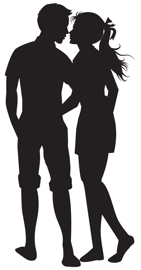 couple png silhouettes clip art image silueta de novios siluetas clipart